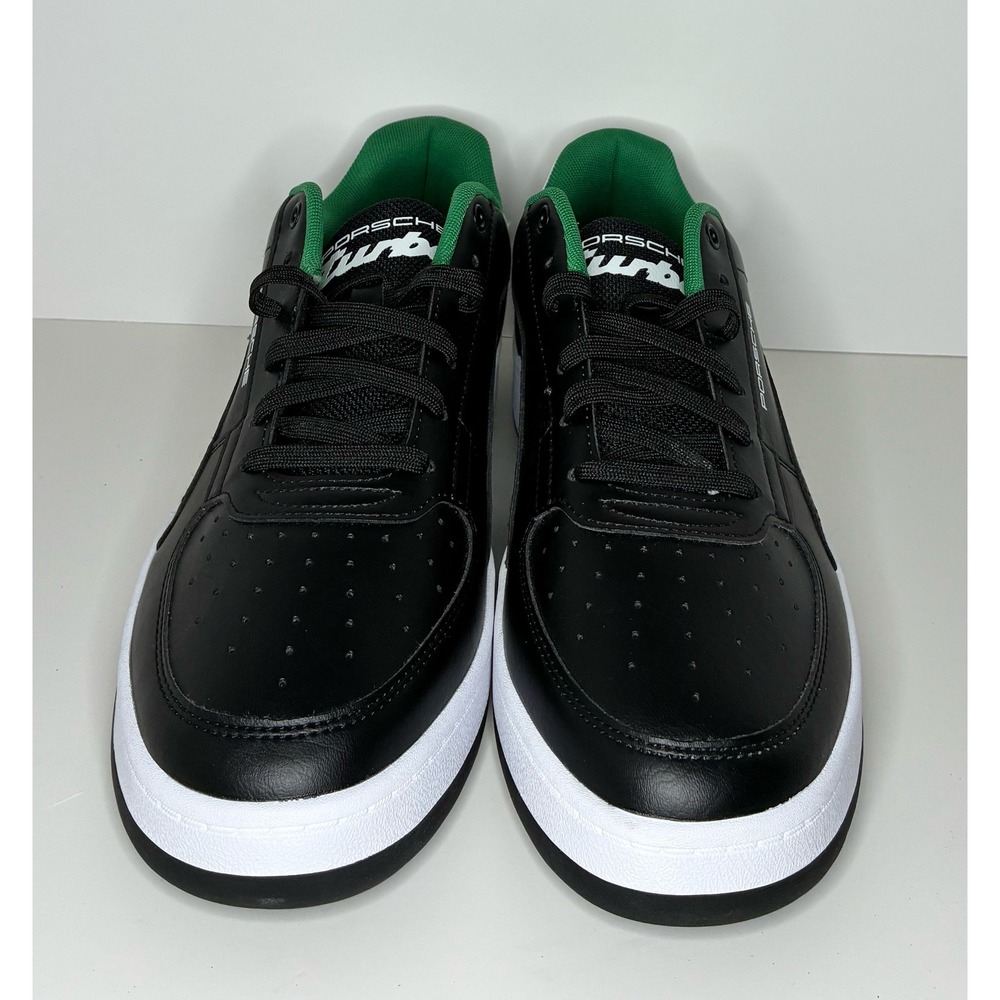 Puma Porsche Legacy Caven 2.0 Black Green Mens Sneakers 308653-01 Size 11 - Picture 3 of 7